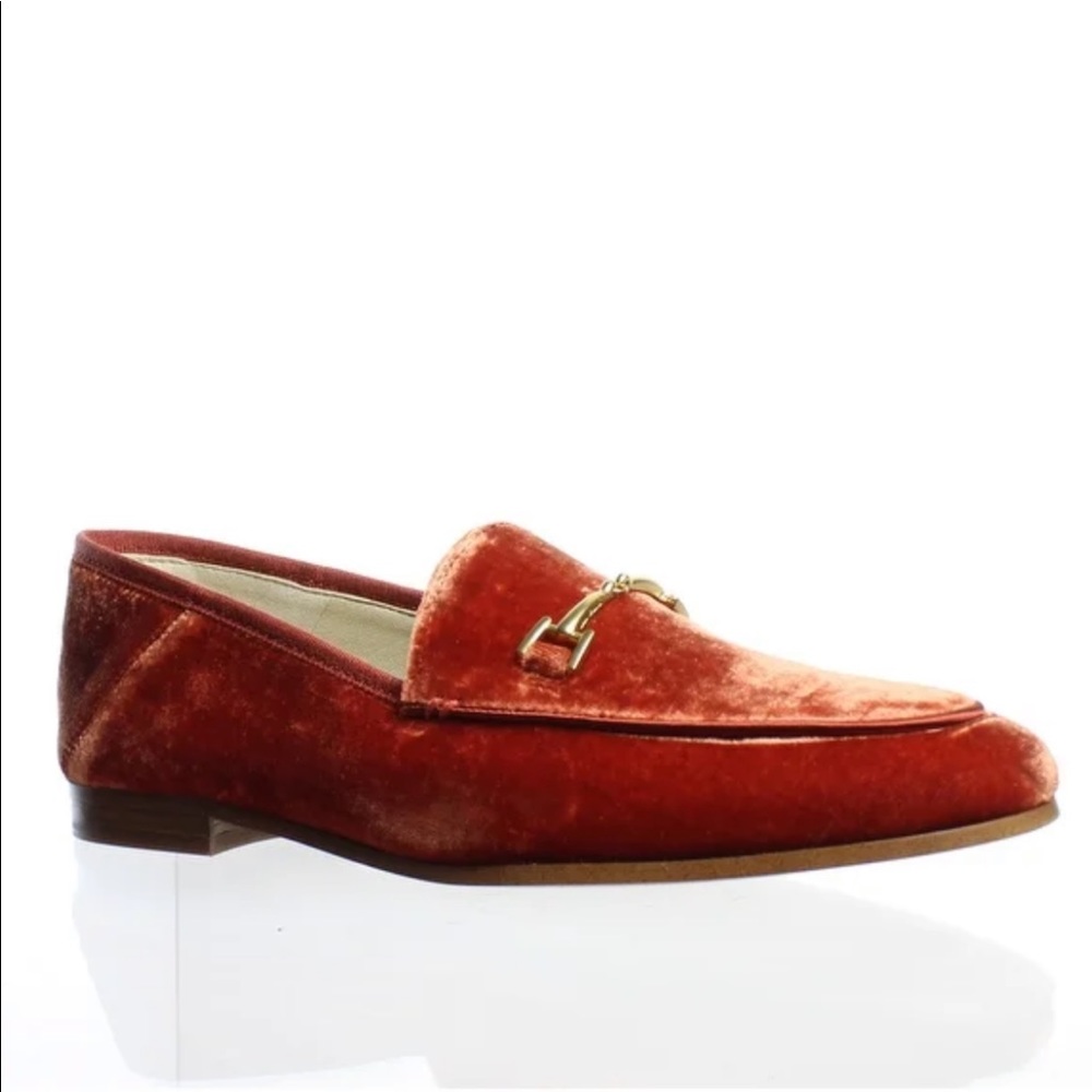 Sam Edelman Loraine Loafer in Paprika Velvet 8.5